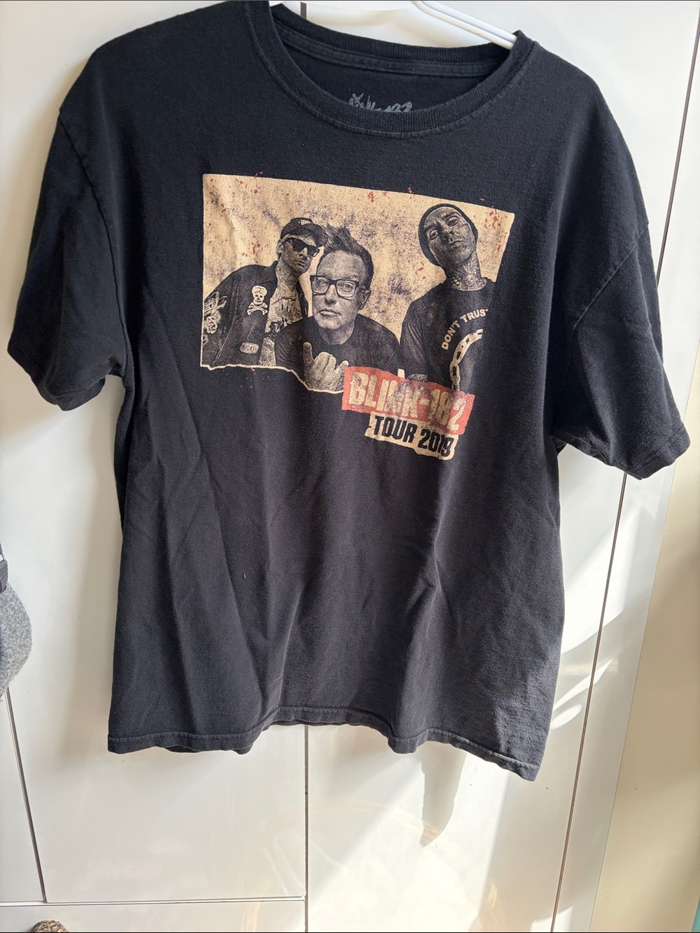 Black Graphic 2019 Tour T‑Shirt Blink-182